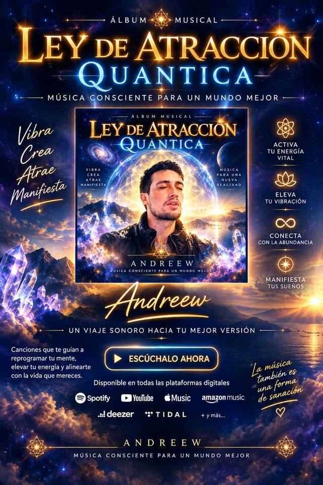 Álbum Ley de Atracción Cuántica de Andreew
