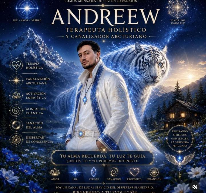 Andreew, terapeuta holístico y canalizador arcturiano